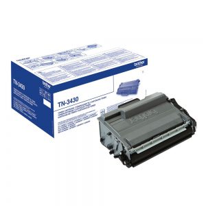 Brother Black Standard yield Toner TN3430 Page yield 3000 Brother Black Toner TN3430 Page Yield 3000 Brother's laser toner inks are specially formulated to ensure quality, high resolution results. With Brother laser machines the toner and drum units work independently so when one unit runs out, you don't have to replace both, resulting in reduced waste and significant cost savings. With a standard print yield of approximately 3000 pages, Brother's toner cartridges provide excellent value for money. Original Brother high quality toner cartridge Standard print yield of 3000 pages Fits Brother printers: HL-L6400DW/T and MFC-L6900DW/T Quick, fuss-free installation Toner colour: Black Office Plus #1 in Swords, Dublin, Ireland.
