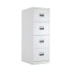 Talos 4 Drawer Filing Cabinet 465x620x1300mm White KF78773 Talos 4 Drawer Filing Cabinet 465x620x1300mm White KF78773 With drawers that are 100% extendable for full access to the contents, these 4 drawer filing cabinets have a fully welded construction and lockable doors for use in virtually any environment. Suitable for use with both A4 and Foolscap files, the unit also benefits from an anti-tilt system that only allows one drawer to be opened at a time and has plastic inset drawer handles incorporating a card holder for easy identification and labelling. Each drawer has a weight capacity of 40kg. Contents not included. Fully welded construction and epoxy powder coated finish Drawers are 100% extendable for full access and extra capacity Suitable for use with both A4 and Foolscap suspension files Lockable for added security Integrated anti-tilt system; allows only one drawer to be opened at a time Plastic inset drawer handles incorporating a card holder for easy identification and labelling Dimensions: W465 x D620 x H1300mm Colour: White #1 in Swords, Dublin, Ireland.