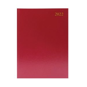 Desk Diary 2 Pages Per Day A4 Burgundy 2022 #1 in Swords, Dublin, Ireland.