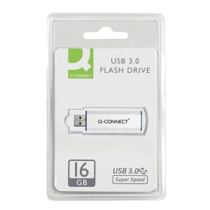 Q-Connect Silver/Black USB 3.0 Slider 16Gb Flash Drive 43202005 KF16369 #1 in Swords, Dublin, Ireland.