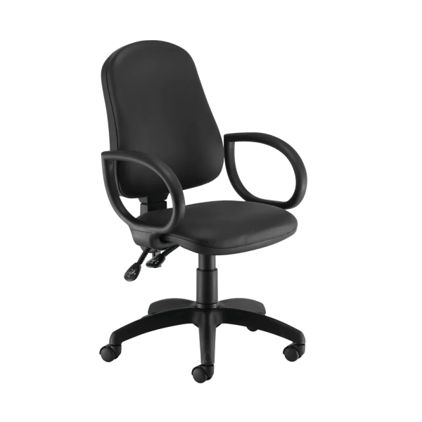First Calypso Operator Chair with Fixed Arms Polyurethane 640x640x985-1175mm #1 In Swords, Dublin, Ireland.